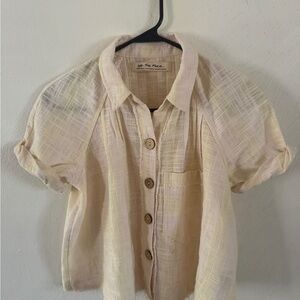 We The Free women’s Button-Front Short Sleeve Shirt